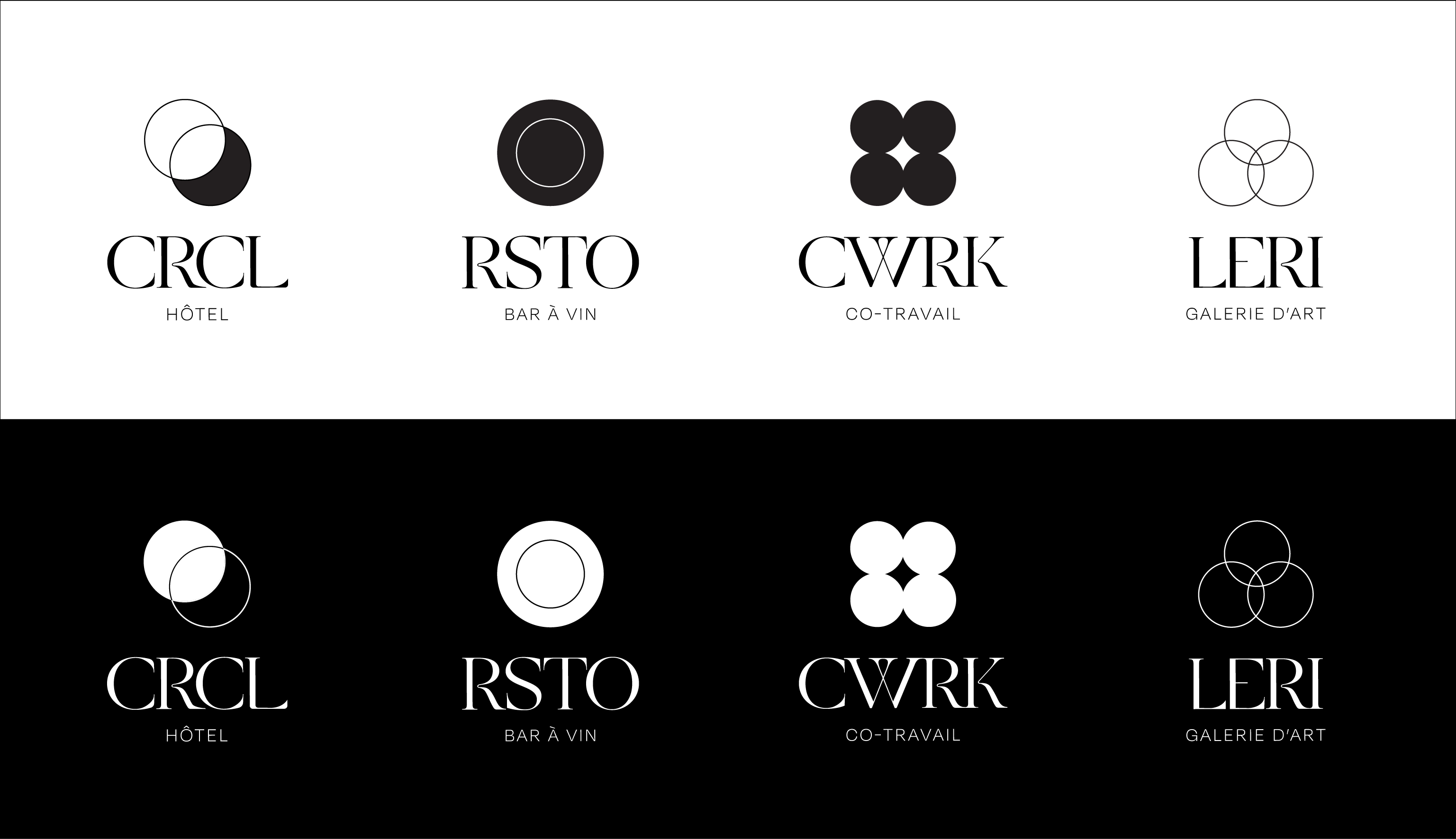 Mockup of a rectangular outdoor sign, showing the CRCL logo.