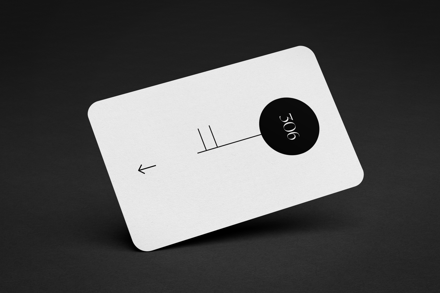 Mockup of CRCL branded key-card.
